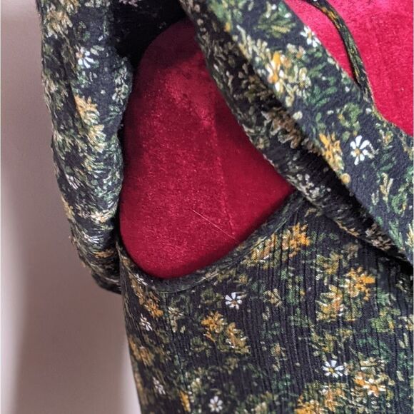 Mossimo Off the Shoulder Navy Floral Dress Size XSmall - Picture 6 of 7